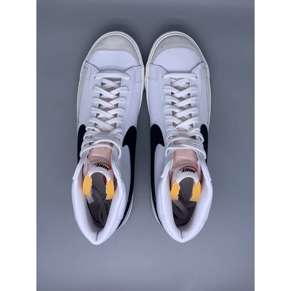 Nike Blazer Mid 77‎ Vintage White Black Shoes BQ6806-100 Men's Sz 13 New!